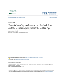 From White City to Green Acres: Bertha Palmer