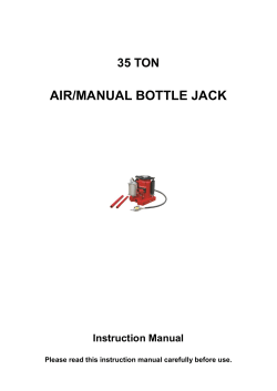 AIR/HYDRAULIC JACK