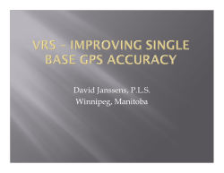 David Janssens, PLS Winnipeg, Manitoba