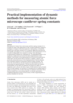 Practical implementation of dynamic methods for
