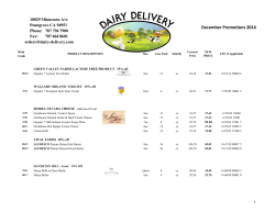 Items Offered for December 2016