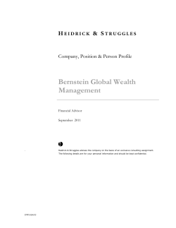 Company Position, Person Profile