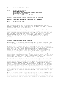 Interested Students Abroad