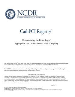 Understanding the Reporting of Appropriate Use Criteria