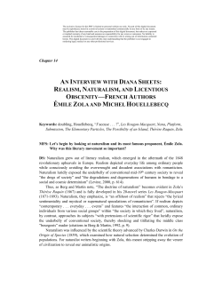 AN INTERVIEW WITH DIANA SHEETS: REALISM