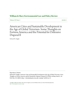American Cities and Sustainable Development in the Age of Global