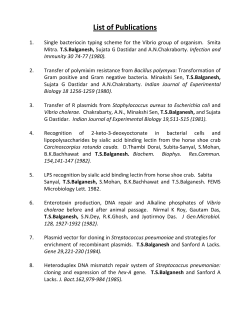 Detailed Publications