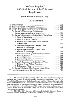 No State Required? A Critical Review of the