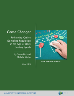 Game Changer - Competitive Enterprise Institute