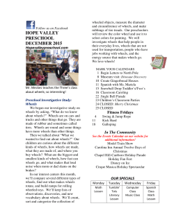 HOPE VALLEY PRESCHOOL DECEMBER 2015