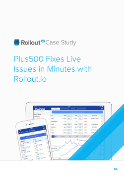 Plus500 Fixes Live Issues in Minutes with Rollout.io