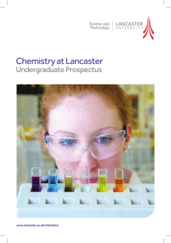 Chemistry at Lancaster
