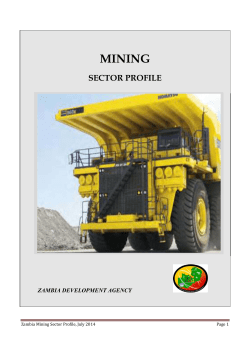 mining - Zambia Development Agency