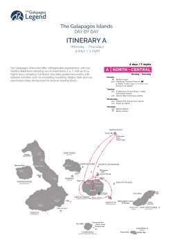 Itinerary - A North-Central