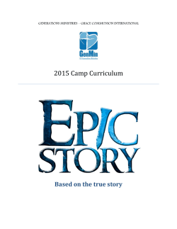 Epic Story - Generations Ministries