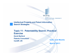 Patentability Search