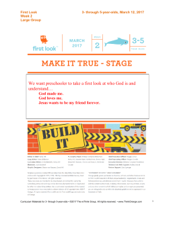 Make It True (Large Group, 15 minutes)