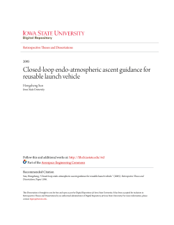 Closed-loop endo-atmospheric ascent guidance for reusable launch