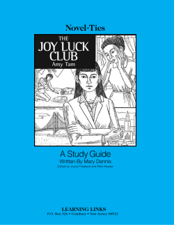 Novel&bull;Ties A Study Guide