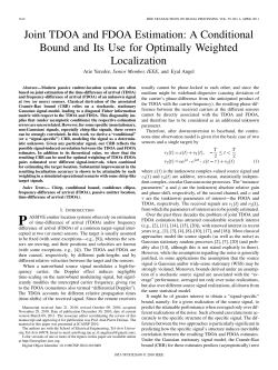 Joint TDOA and FDOA Estimation: A Conditional Bound and Its Use