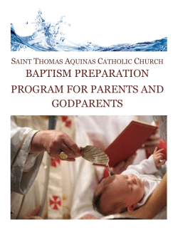 baptism preparation program for parents and godparents