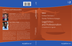Legal Ethics and Professionalism