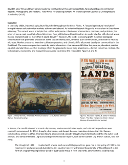 David D. Vail, &ldquo;Dry and Dusty Lands: Exploring