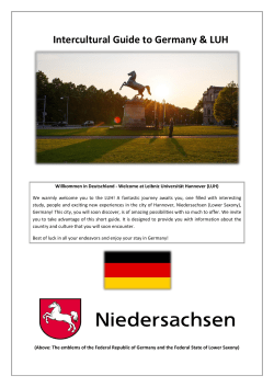 Intercultural guide Germany - Leibniz Universit&auml;t Hannover