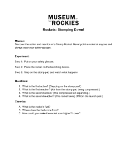Rockets: Stomping Down!