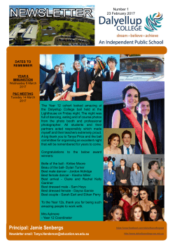 NEWSLETTER - Dalyellup College