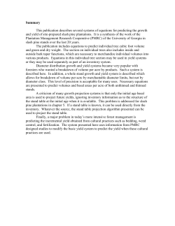 Summary This publication describes several systems of equations