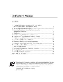 Instructor`s Manual