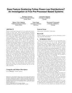 Does Feature Scattering Follow Power-Law