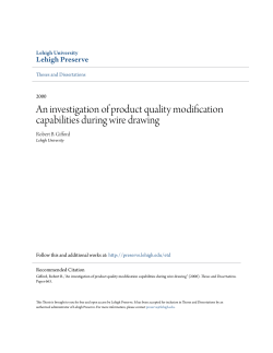 An investigation of product quality modification