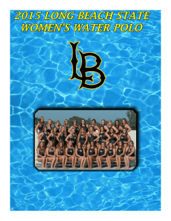 2015 long beach state women`s water polo