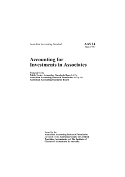 Accounting for Investments in Associates