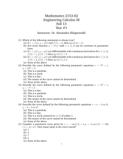 9/12 Test #1 with the key
