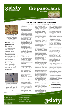 Spring 2011 Newsletter