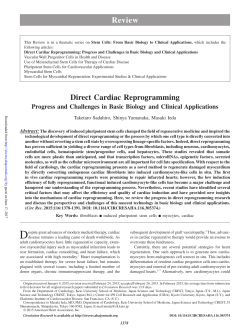 Direct Cardiac Reprogramming