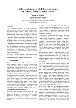 A Review of Accident Modelling Approaches for Complex Socio