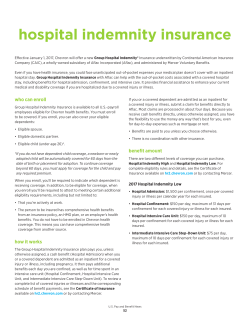 hospital indemnity insurance