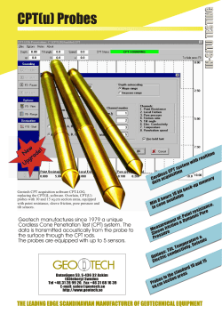 CPT Probes - Fisch Drilling