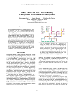 Neural Mapping of Navigational Instructions to Action Sequences