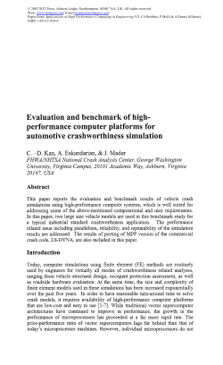 Evaluation and benchmark of high- performance