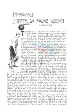 Throwing the Fifty Six Pound Weight.