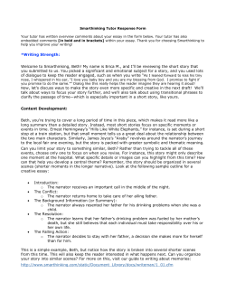 Smarthinking Writing Sample Response Form