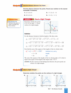 2 Check a Right Triangle