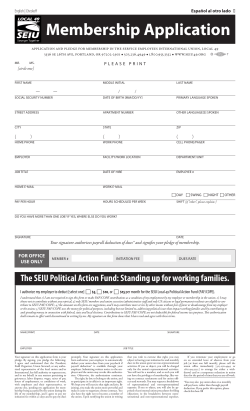 Membership Application