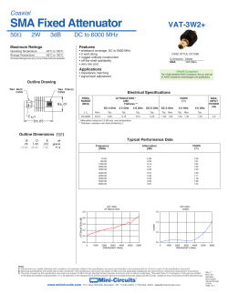 SMA Fixed Attenuator