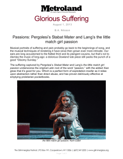 Passions - The Glimmerglass Festival